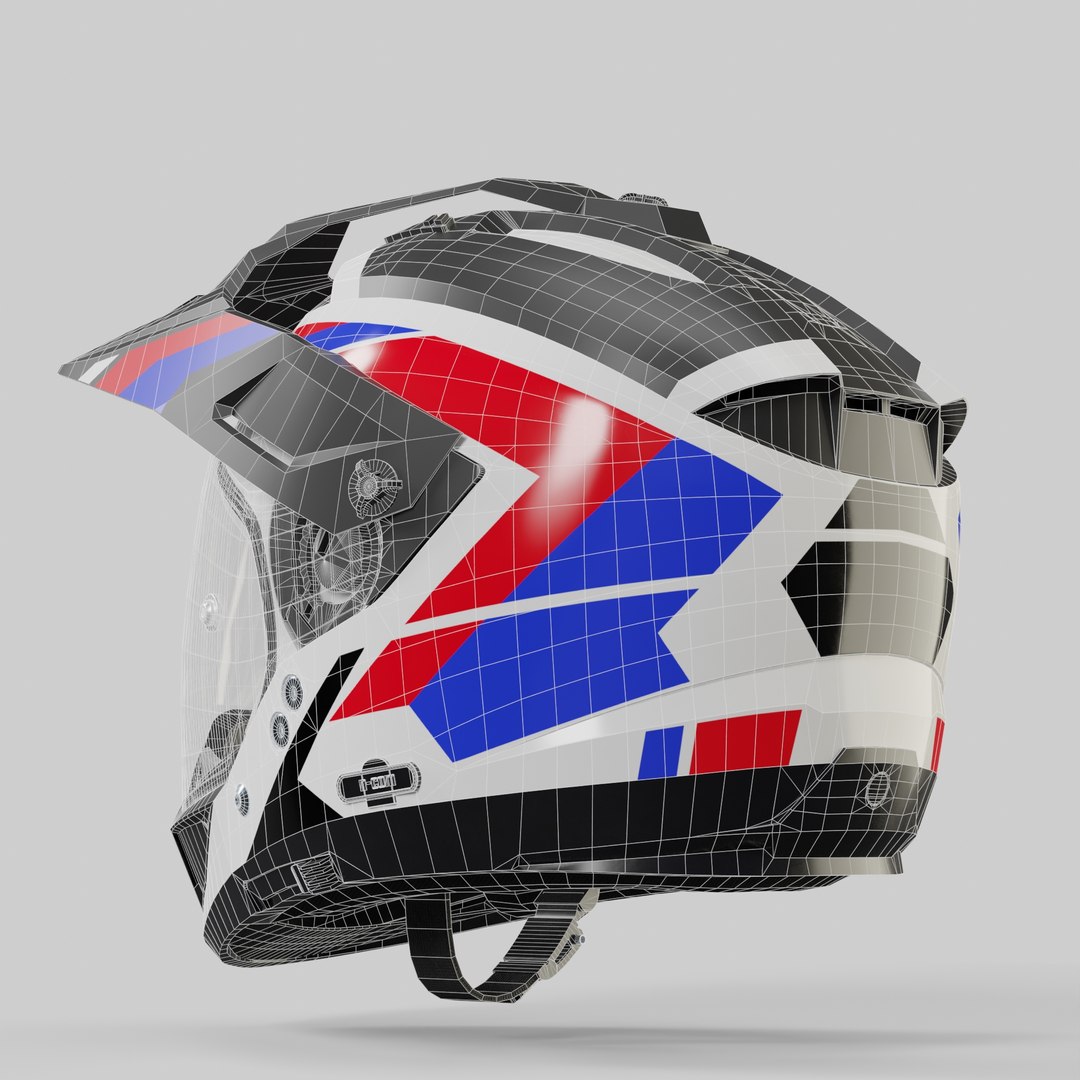 3D Modular Motorcycle Helmet With 7 Modes - TurboSquid 2384601