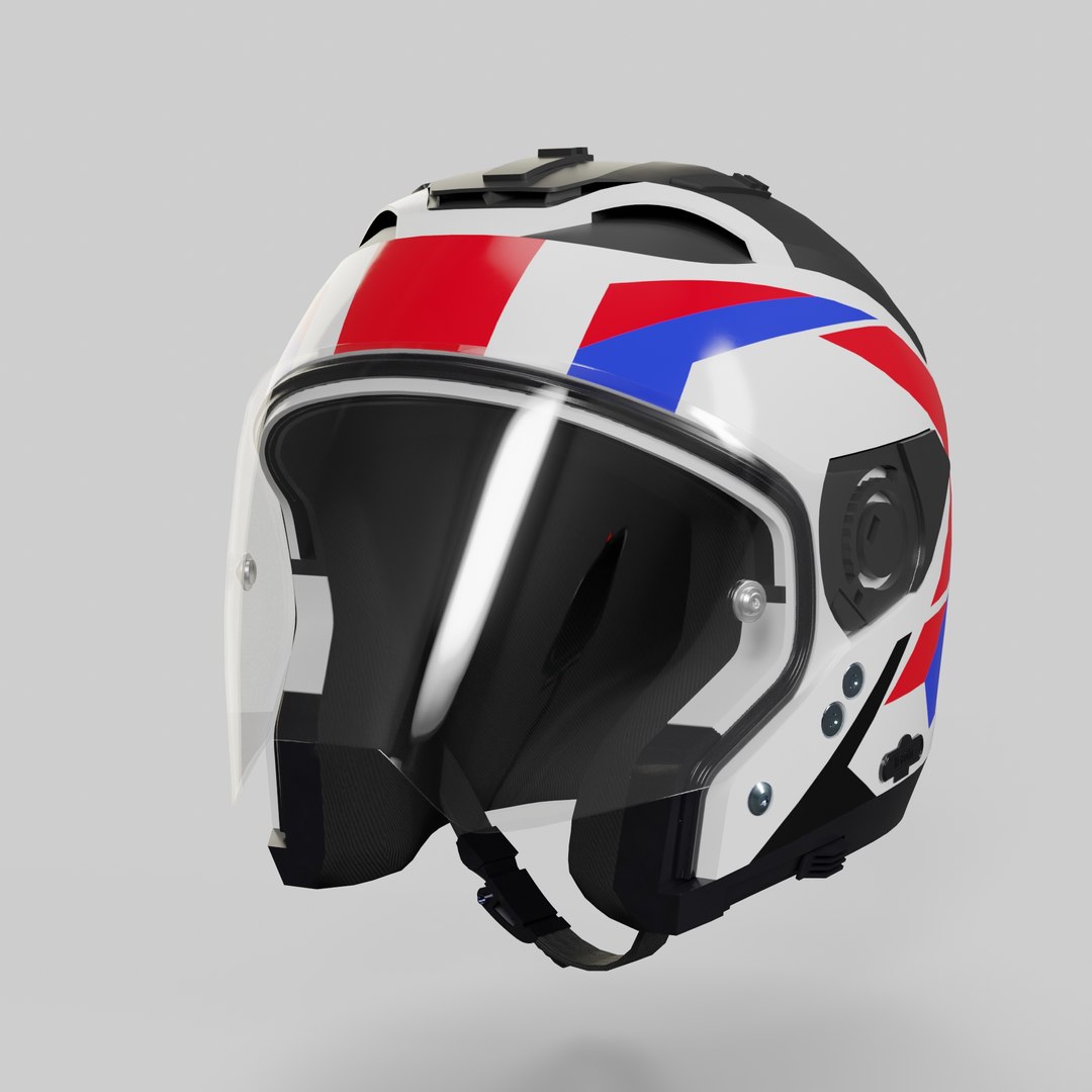 3D Modular Motorcycle Helmet With 7 Modes - TurboSquid 2384601