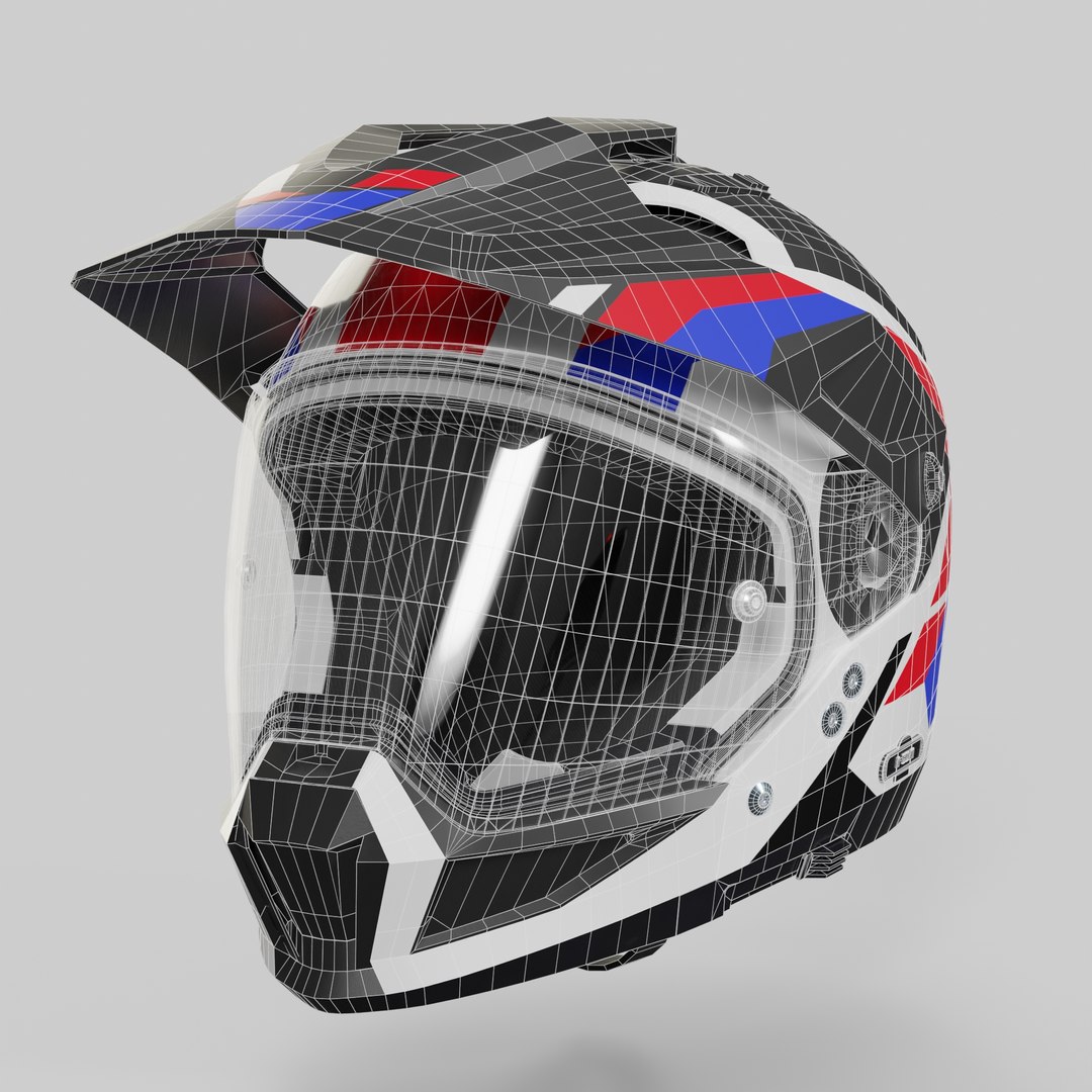 3D Modular Motorcycle Helmet With 7 Modes - TurboSquid 2384601