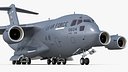 Boeing C17 Globemaster III Large Military Transport Aircraft