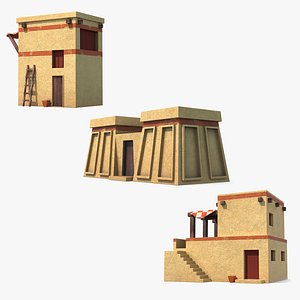 Arab Buildings Collection 3D model