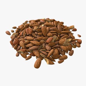 bunch almonds 3D model