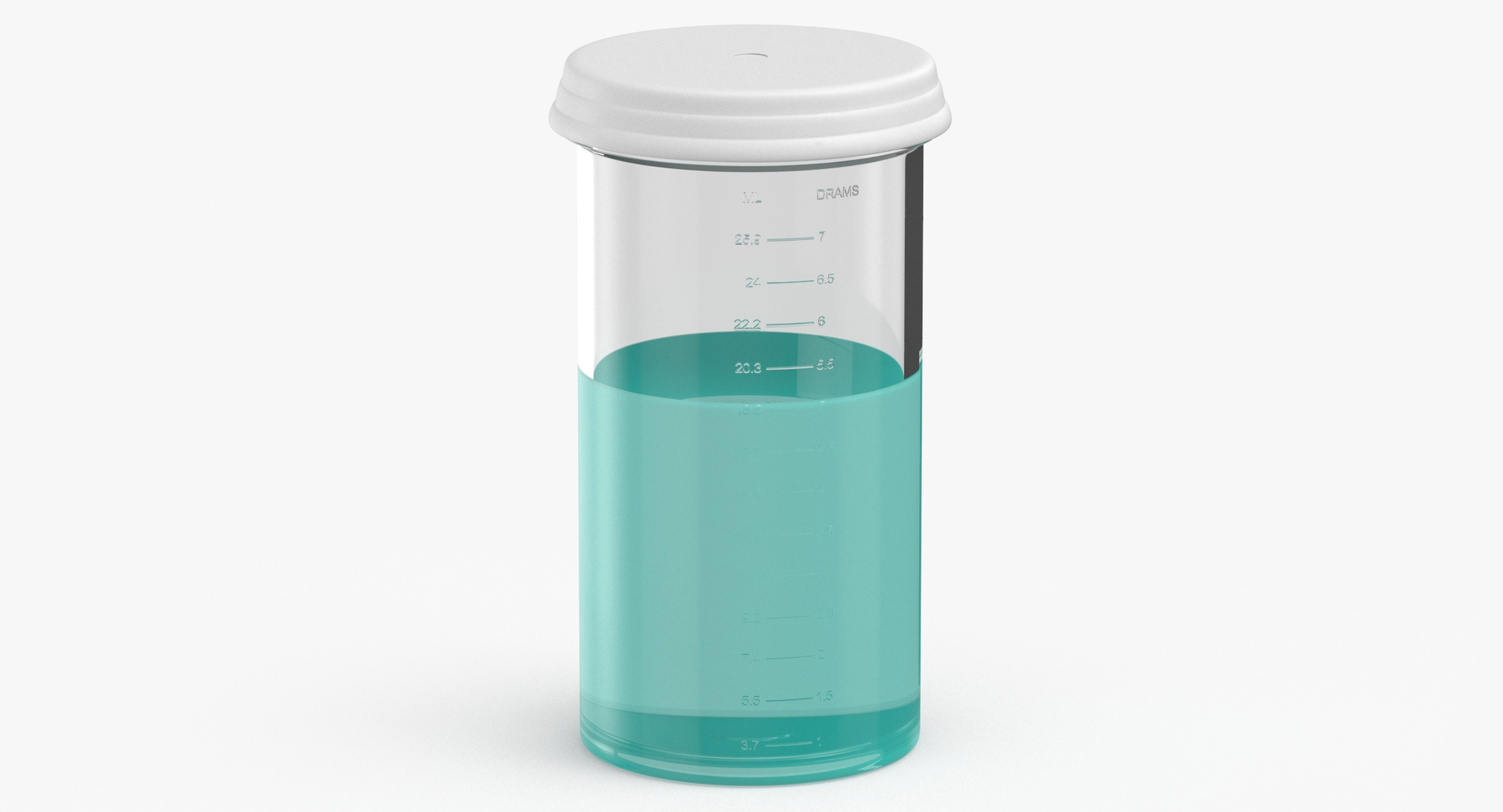 3D Pill Pod Vial 7dram 26ml Full Model TurboSquid 2056102