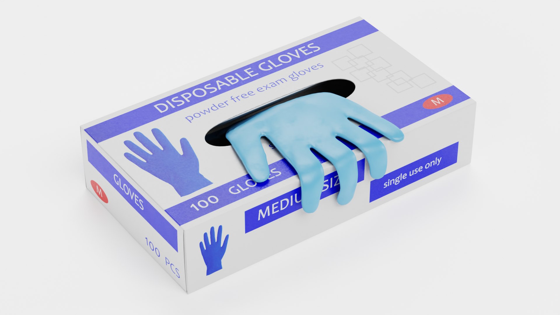 3D Disposable Gloves Box 1 TurboSquid 1596024