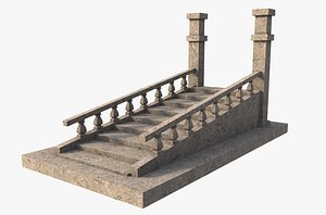 Stone Ramp Stairs
