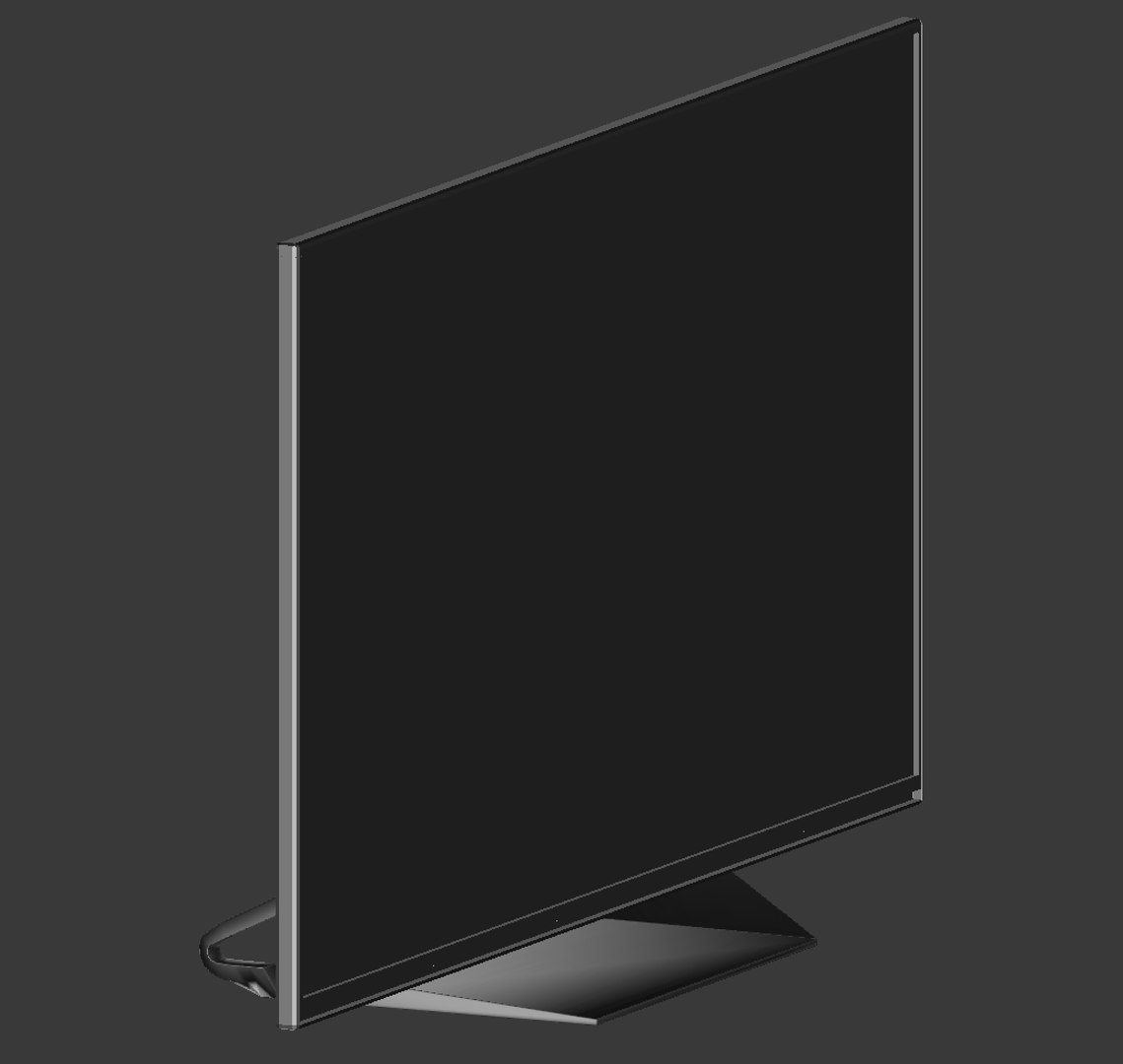lg tv 3d model