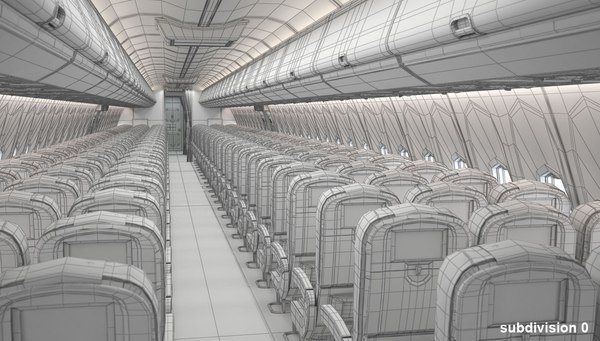 3D boeing 737 cabin - TurboSquid 1403589