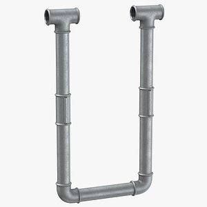 Galvanized Steel Pipe Letter U