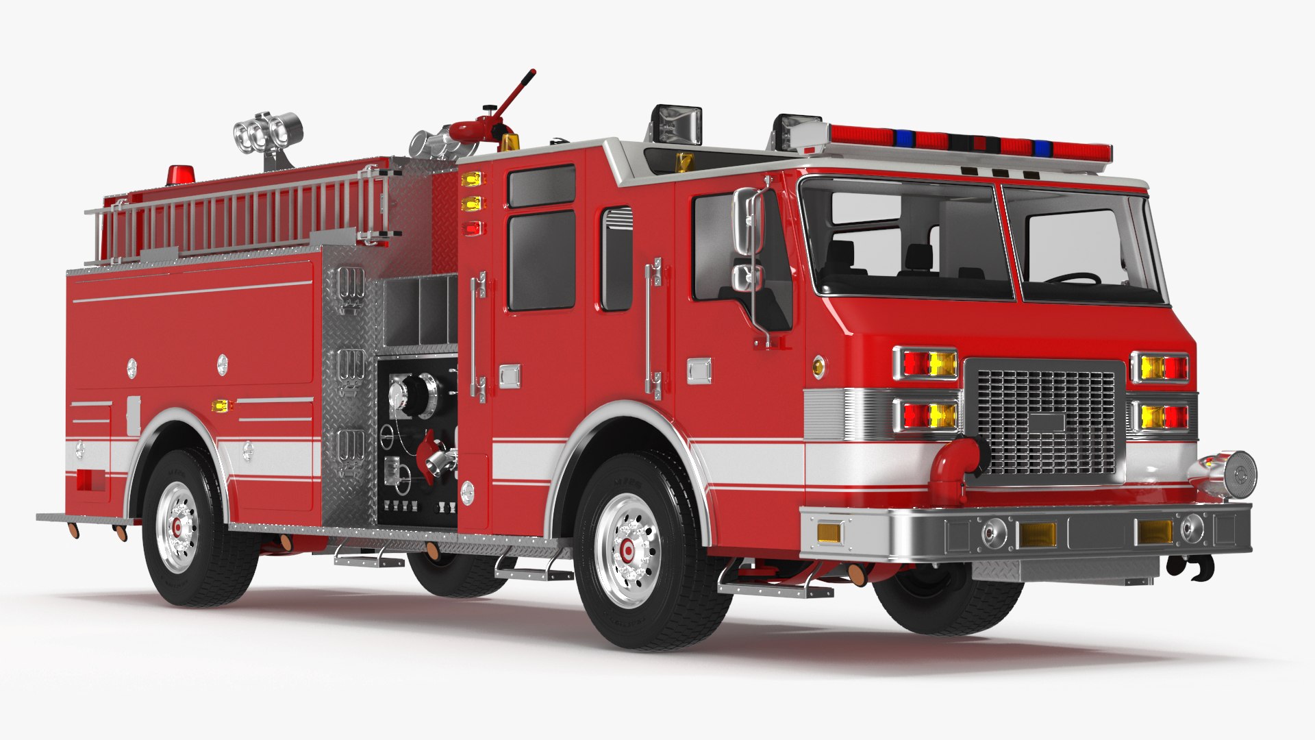 Fire Engine 3D model preview