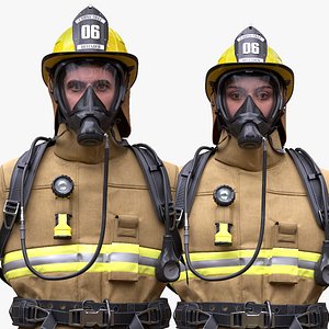 Woman and Man Firefighters Collection