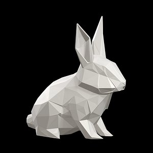 Low Poly Rabbit 3D