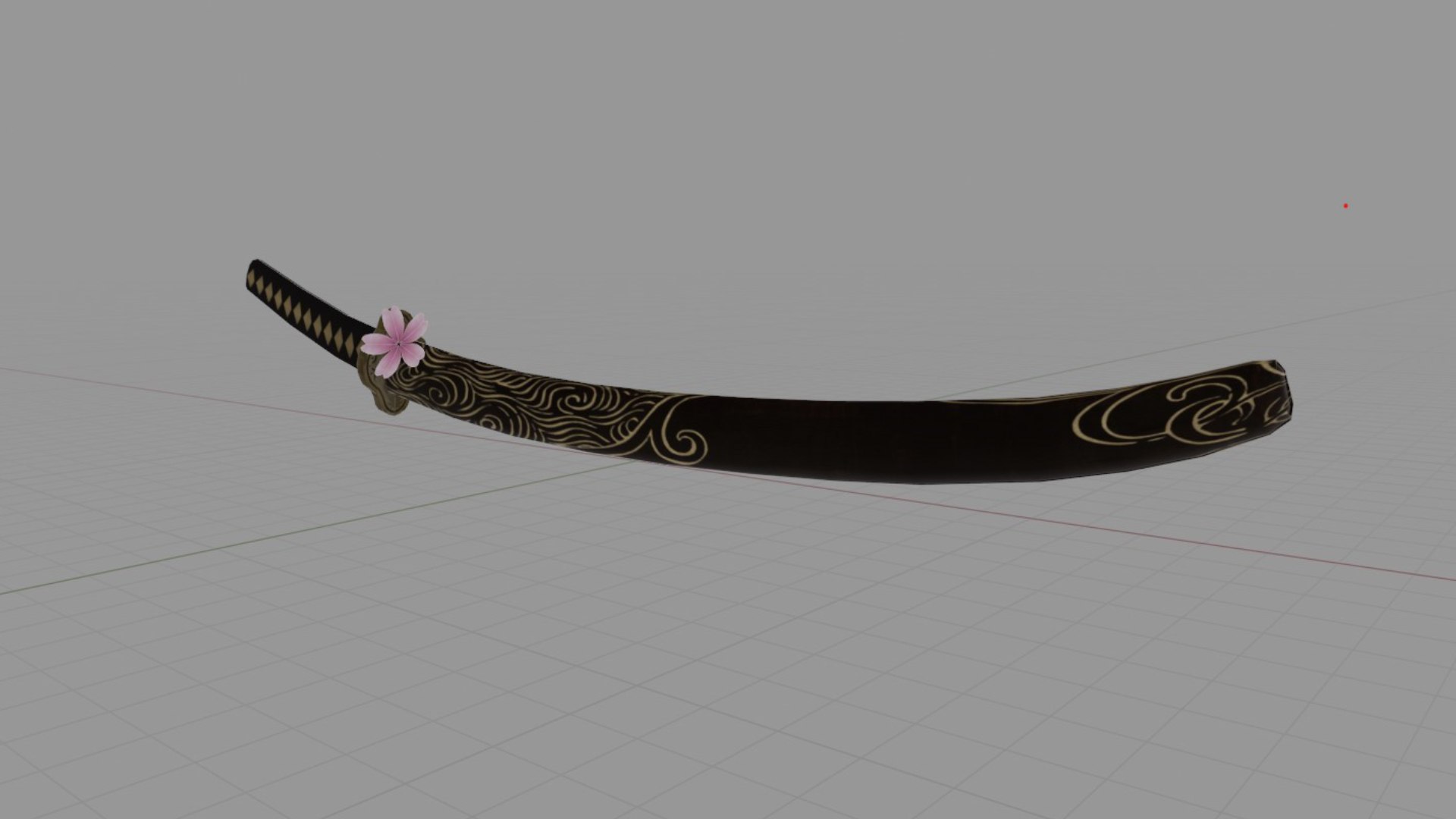 Sakura Katana 3D Model - TurboSquid 1721267