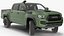 Toyota Tacoma TRD Pro Army Green 2021 Rigged