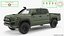 Toyota Tacoma TRD Pro Army Green 2021 Rigged