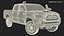 Toyota Tacoma TRD Pro Army Green 2021 Rigged