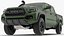 Toyota Tacoma TRD Pro Army Green 2021 Rigged