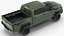 Toyota Tacoma TRD Pro Army Green 2021 Rigged