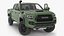 Toyota Tacoma TRD Pro Army Green 2021 Rigged