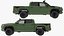 Toyota Tacoma TRD Pro Army Green 2021 Rigged