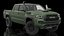 Toyota Tacoma TRD Pro Army Green 2021 Rigged