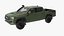 Toyota Tacoma TRD Pro Army Green 2021 Rigged