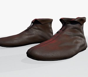 Brown Medieval Shoes