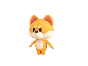 3D Character200 Shiba Dog