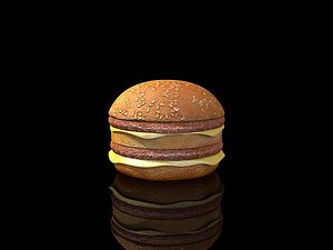 burger hamburger 3D