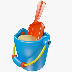Toy Shovel and Bucket