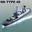 nato ships frigate navy 3d model