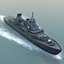 nato ships frigate navy 3d model