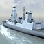 nato ships frigate navy 3d model