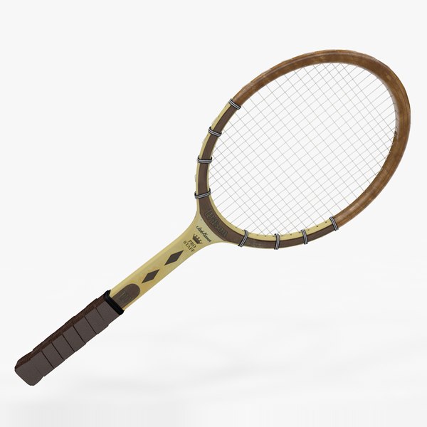 3D tennis racquet wilson jack model