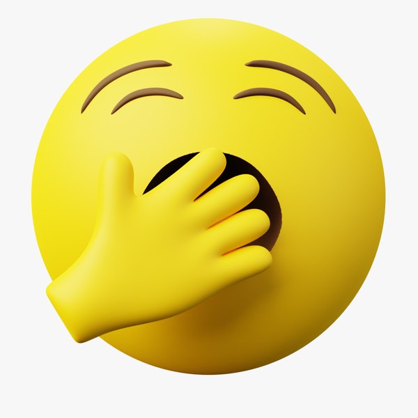 Bola Emoji Assustado - Amarela