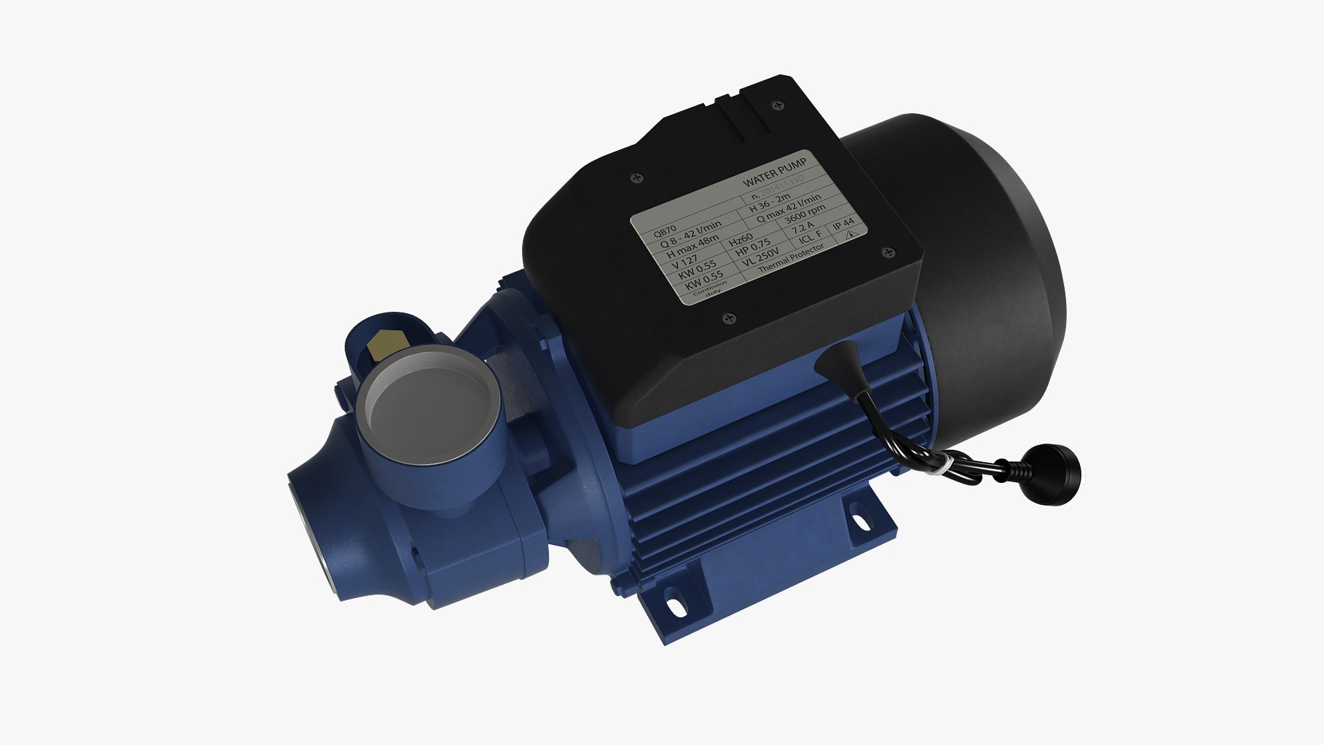 Water Pump 3D Model - TurboSquid 1616044