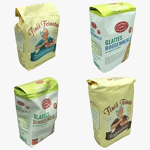 Packaging Collection 06 Flour 3D model