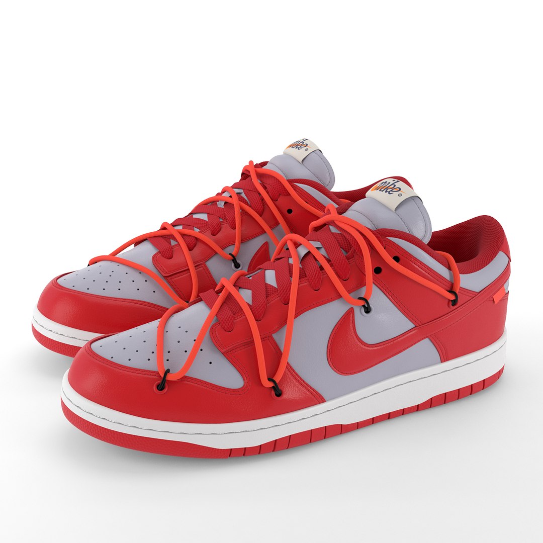 Dunk low off white university red release clearance date