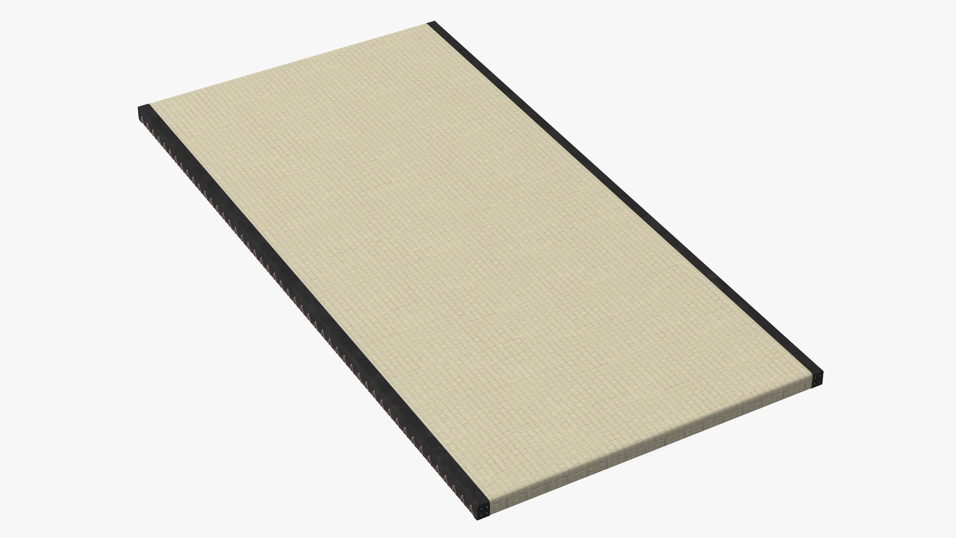 Traditional Tatami Straw Matress 3D model preview