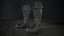 Bottes médiévales noires