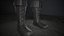 Bottes médiévales noires