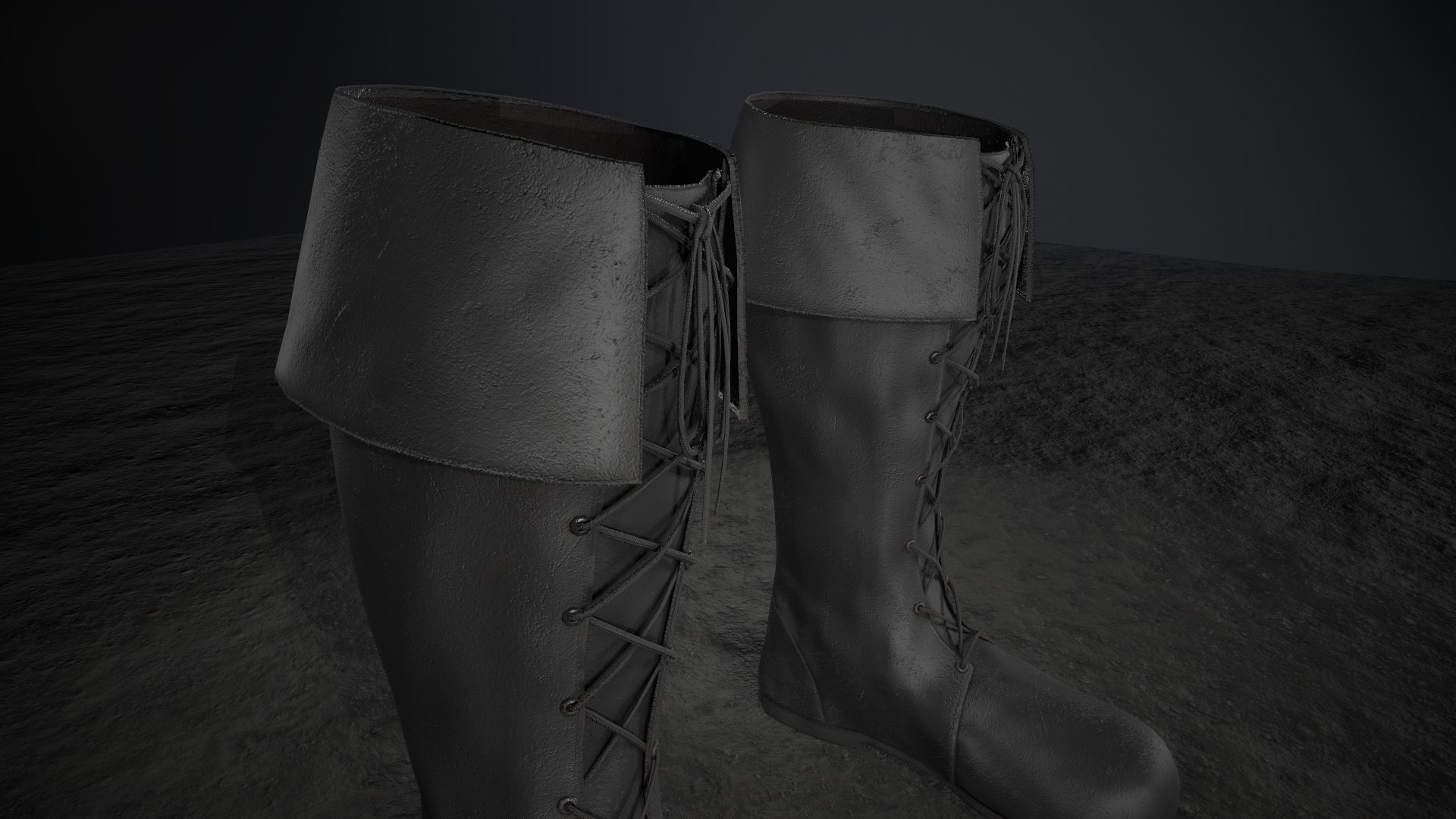 3D black medieval boots model https://p.turbosquid.com/ts-thumb/ks/UN4rgp/y1AKihnG/screenshot1088/png/1600798913/1920x1080/fit_q87/2d62711bcad492482c93ae3e0771919878bdaafc/screenshot1088.jpg