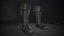 Bottes médiévales noires
