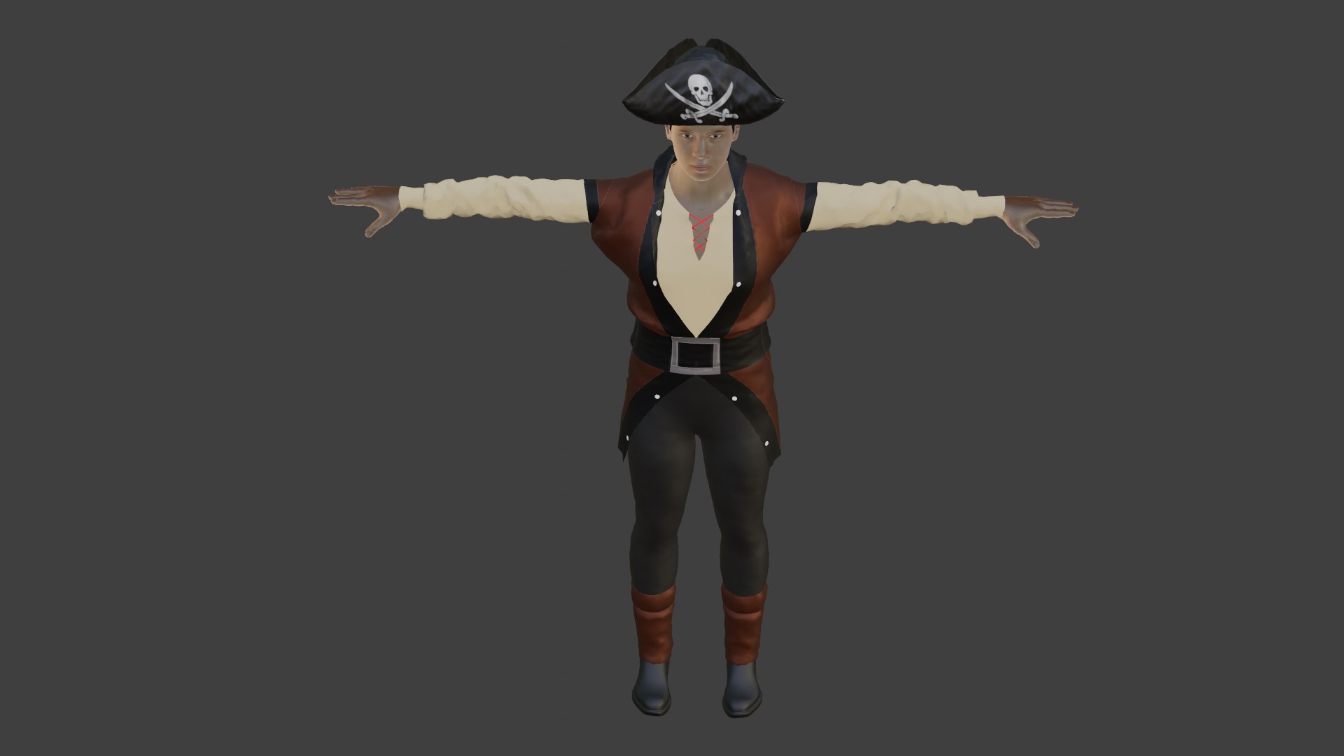 Pirate Male Model - TurboSquid 1900713