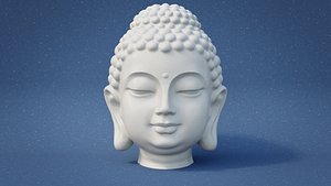 3D Buddha Head model