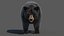 Black Bear Fur 3D