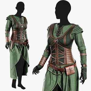 Medieval Outfit 3D model