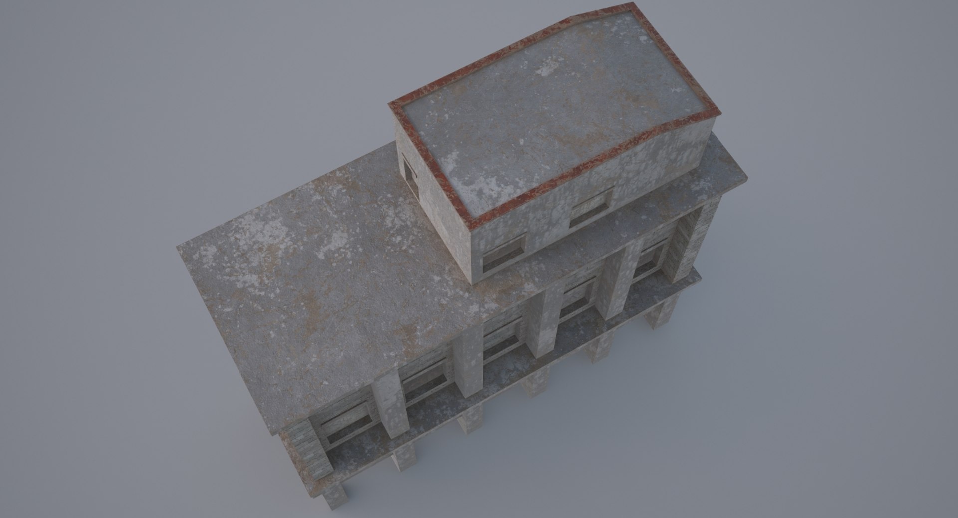 Old Building Model - TurboSquid 1399366
