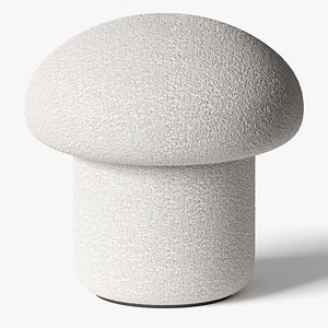 Mushroom Ottoman Stool - Charmydecor 3D model