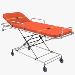 ambulance bed 3D model