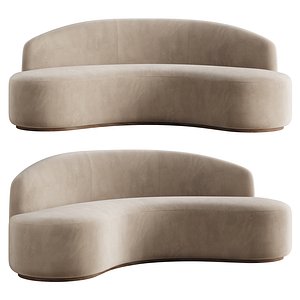 3D model Scottie Curved Sofa